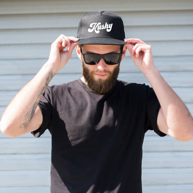 Kushy Caps - Black Flat