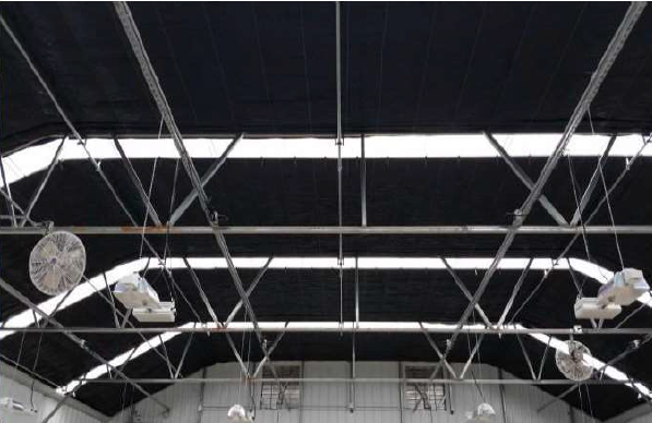 Complete Blackout Greenhouse Tunnel Kit 32m X 9m