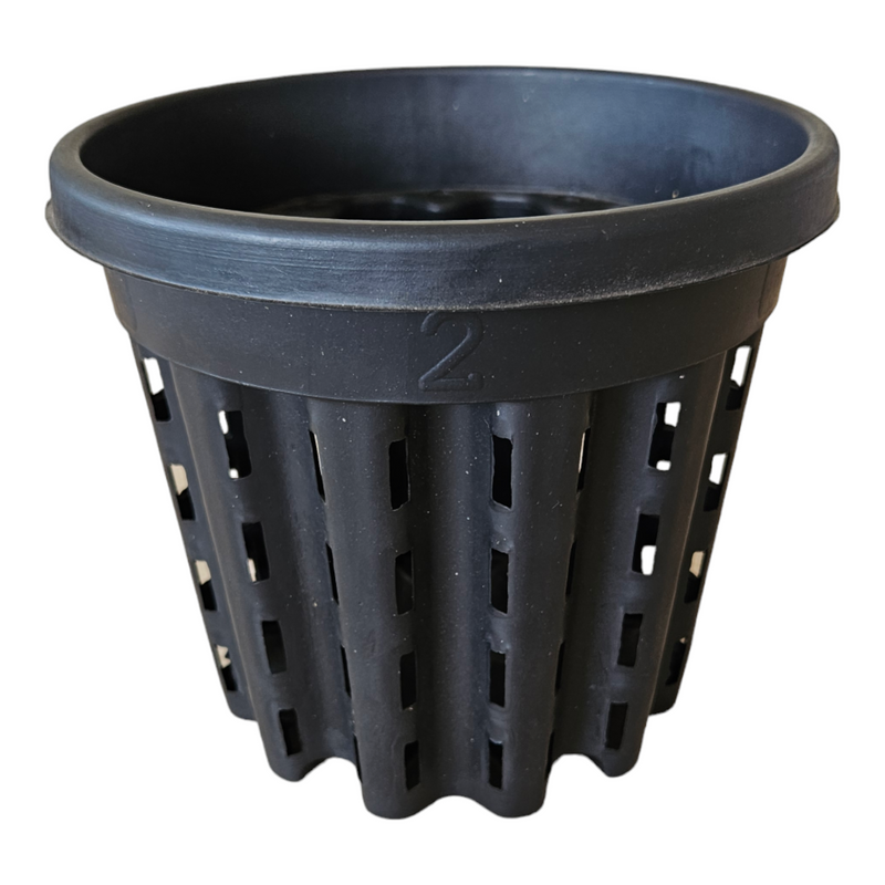 Aero-Pots with air pruning design for healthier root systems, enhanced nutrient uptake, and improved plant growth in various sizes.