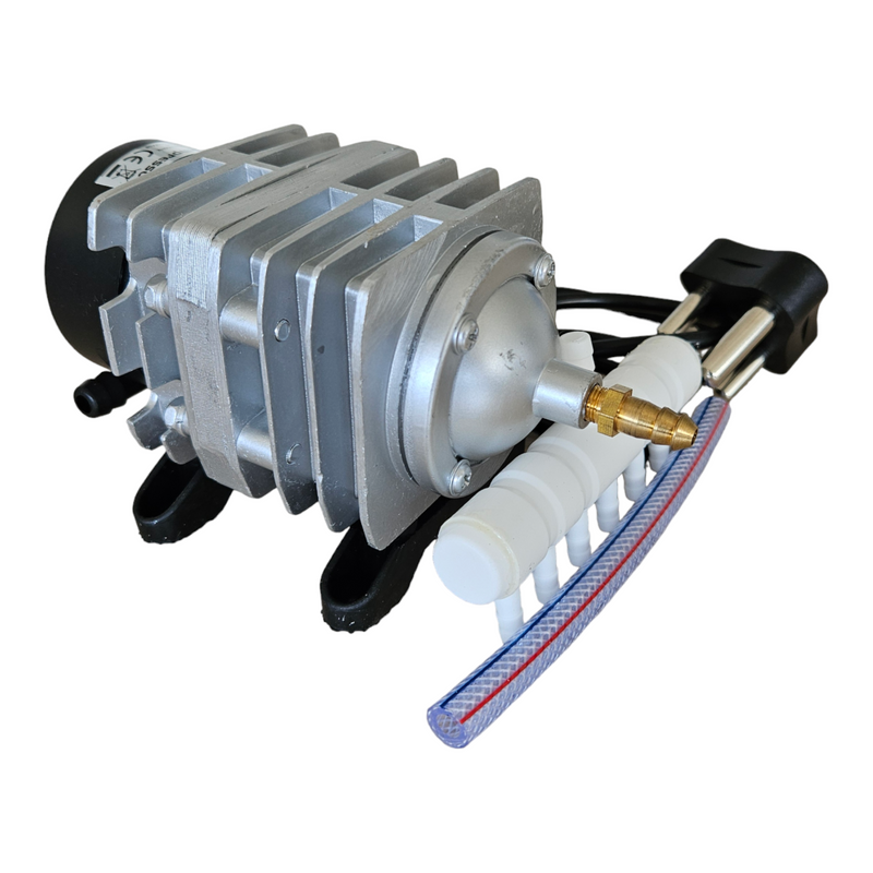 Air Pump Electro Magnetic for efficient aeration in hydroponic systems, providing reliable and consistent oxygen supply.