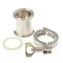 Amadab 2" titanium clamp for secure, high-temp rosin pressing and extraction equipment setups
