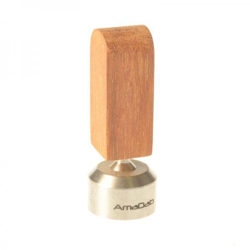 Amadab titanium carb cap for precision airflow control during dabbing with quartz or titanium nails