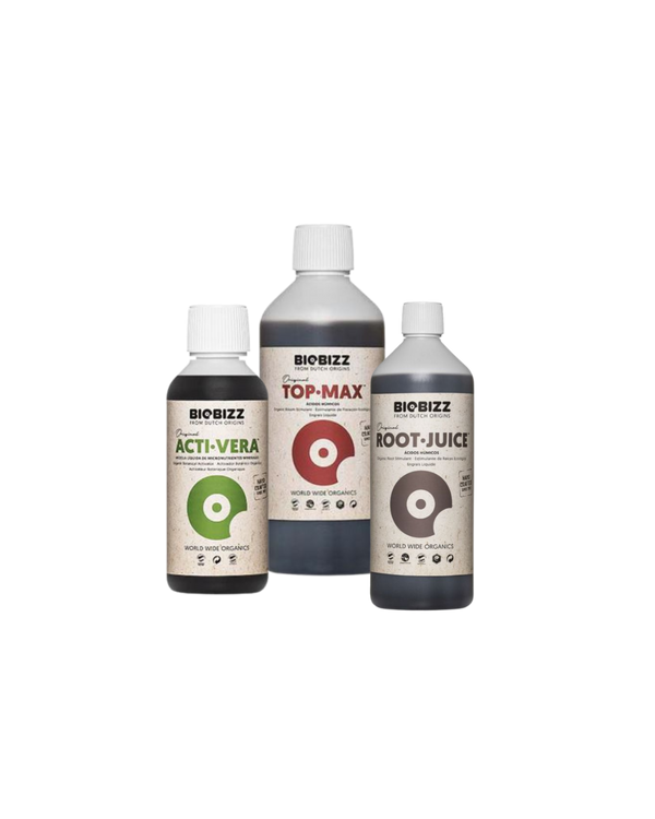 Biobizz Root Juice 250ml + Acti-Vera 250ml + Top Max 500ml