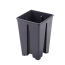 Square Pot With Groove