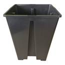 Square Pot With Groove