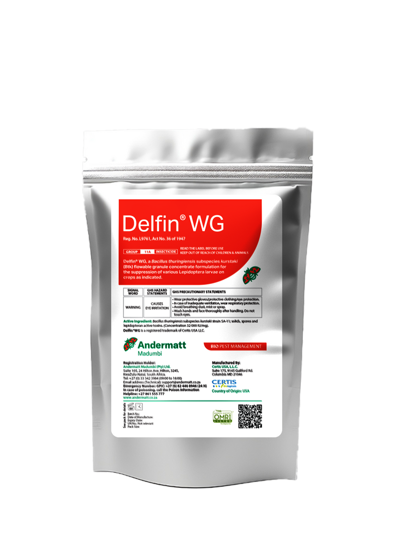 Delfin for targeted pest control, designed to manage and eliminate various insect problems effectively.