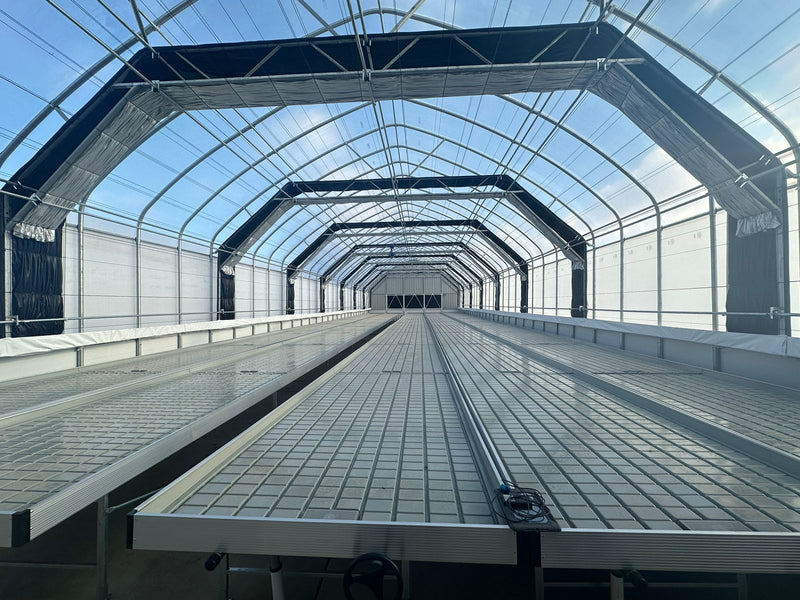 Complete Blackout Greenhouse Tunnel Kit 32m X 9m - Hydrobiz