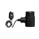  Side profile of the MBS-PAR Full Spectrum Sensor with cable, ready for grow room integration.