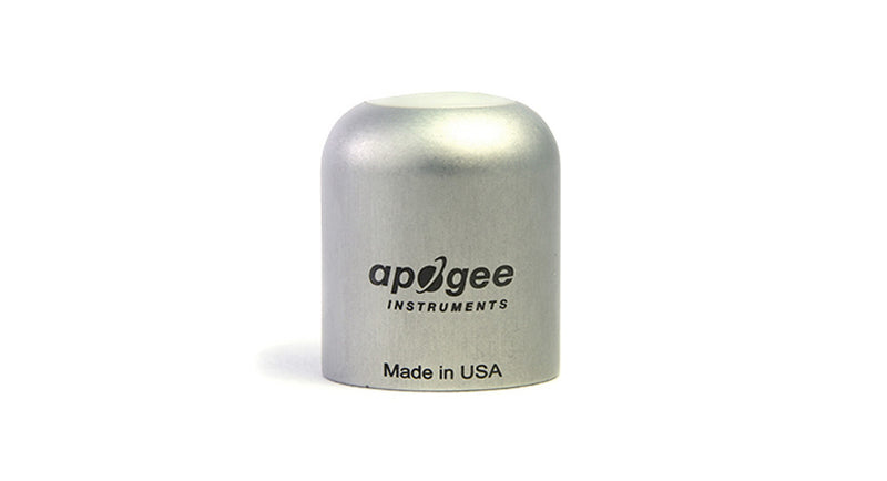 Close-up of MQ-610 ePAR sensor head for precise full-spectrum PAR and far-red light monitoring.