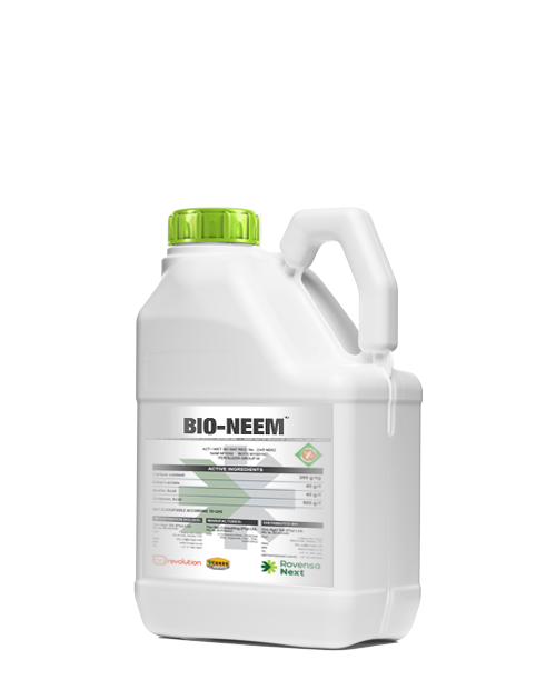 Bio-Neem for natural pest control and plant protection, utilizing neem oil to deter insects and enhance plant health.