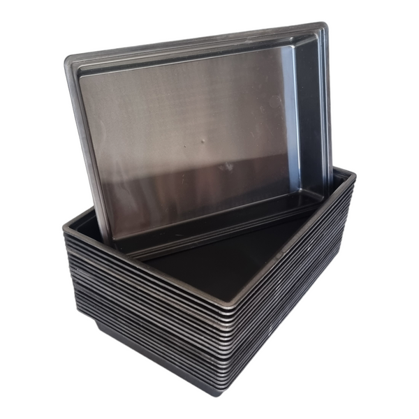 Large Open Tray for versatile use in planting, seed starting, or organizing gardening supplies.