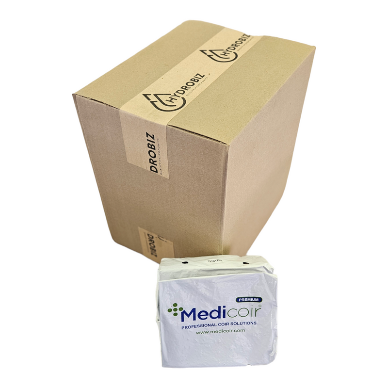 Medicoir popup bags in 4L and 7L sizes, offering excellent aeration and drainage for optimal plant growth.