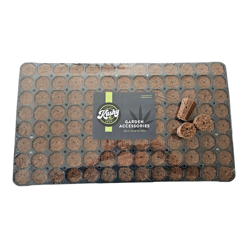 High-quality peat and coir plug for optimal moisture and aeration, promoting fast rooting and healthy plant growth.