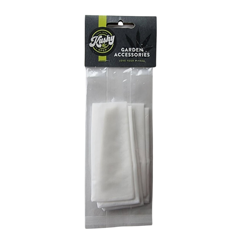 Pack of 5 rosin bags, 36 micron, ideal for filtering fine particles during extraction.