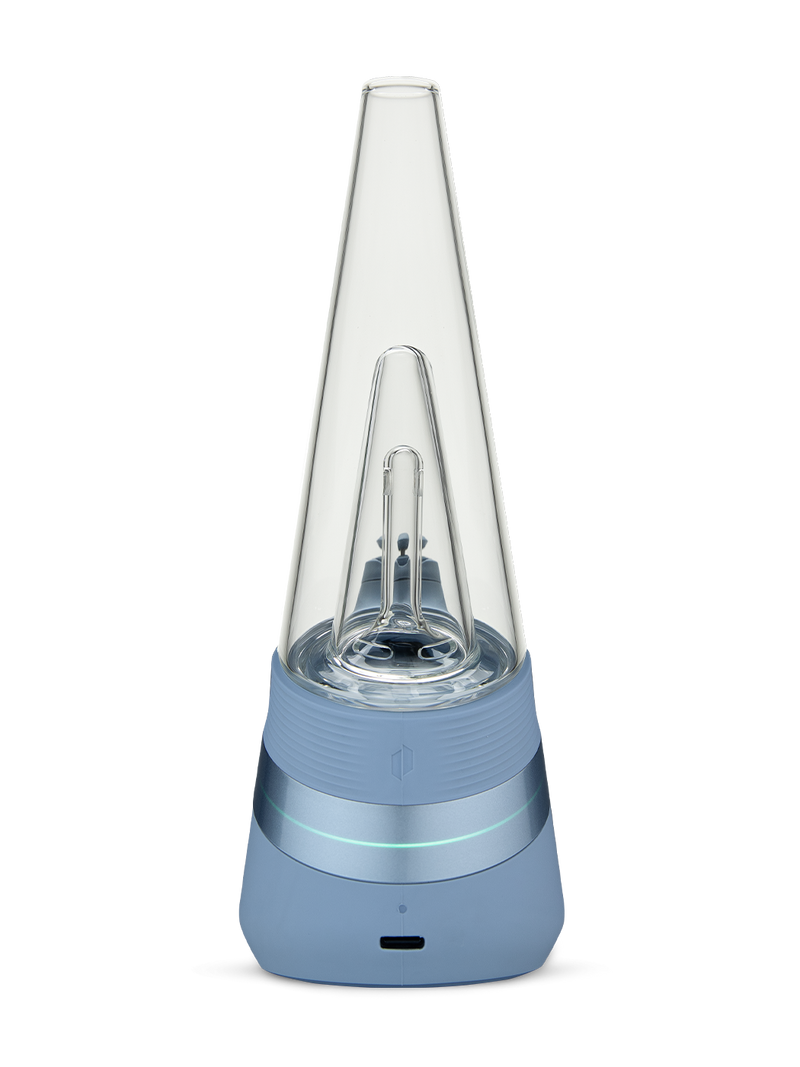 The New Peak vaporizer with 3D Chamber, Joystick Cap, real-time temperature control, and four heat presets for effortless dabbing.