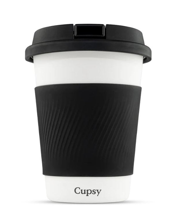 The Cupsy, a discreet and portable smoking device disguised as a coffee cup.