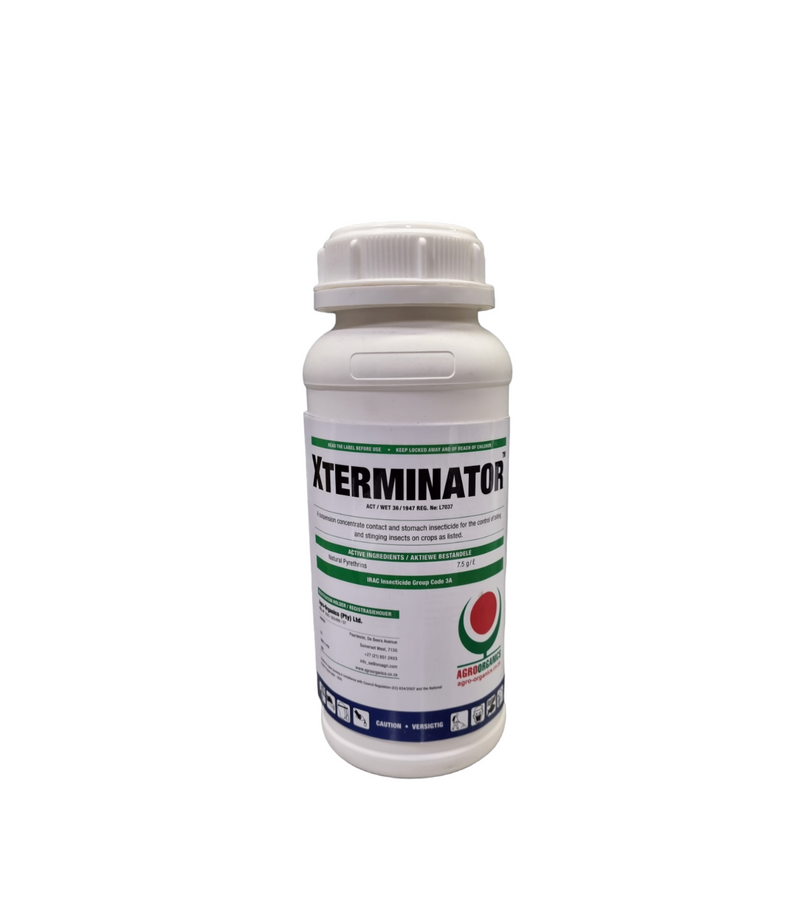 Xterminator for effective pest control in cultivation environments, ensuring a clean and healthy growing area.