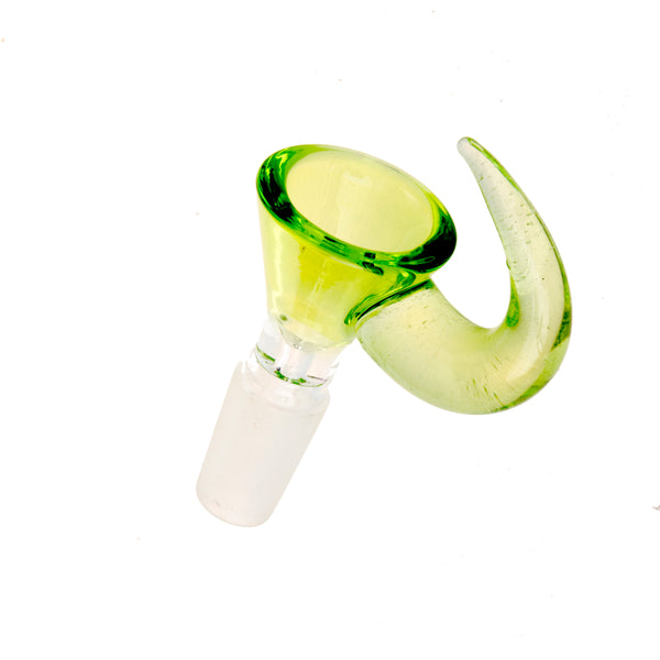 BOWL IRIDESCENT BUBBLE - 14MM MALE - LIME